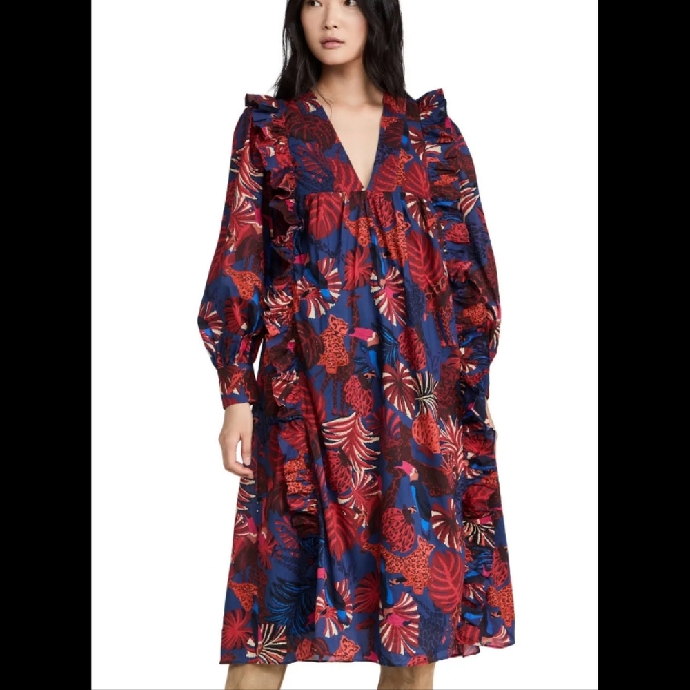 Farm Rio Animal Tapestry Dress